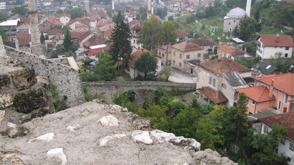 BIH Bosnia i Hercegowina miasto Travnik forteca