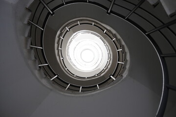 metal spiral staircase