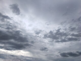 Obraz premium storm clouds timelapse