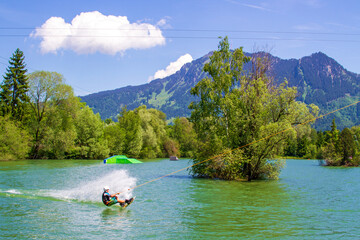 Allgäu - Wakeboard - Immenstadt - Blaichach - Baggersee - Wasserskilift