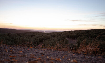 Obraz premium Camino via verde del aceite Jaen