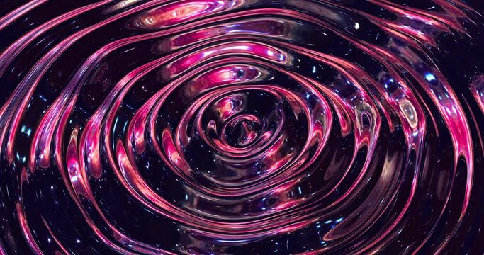 Deformation of the universe by gravitational waves.