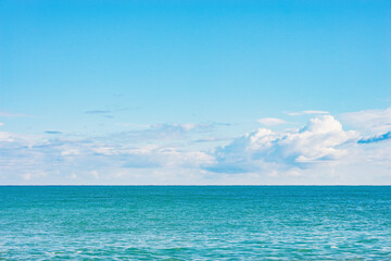 Obraz premium Sky over the surface of the sea.