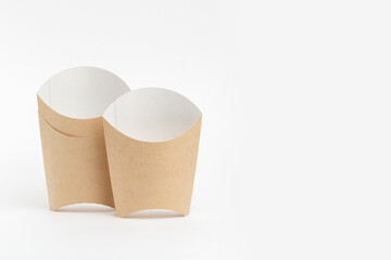 Paper dishwater for french fries