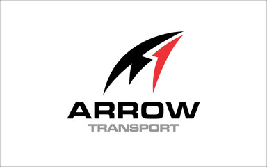 Illustration vector of express logistics and delivery company logo design template