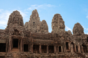 Naklejka premium Towers of Bayon Temple