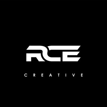 RCE Letter Initial Logo Design Template Vector Illustration