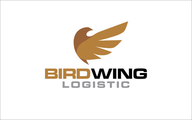 Obraz premium Illustration vector of wing express logistics and delivery company logo design