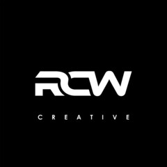 RCW Letter Initial Logo Design Template Vector Illustration