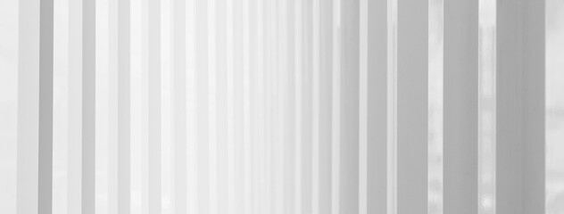 Obraz premium shadow of line of white detail abstract architecture banner background