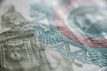 World money collection. Fragments of Jordan money