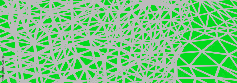 Poster abstract 3d background with bi-dimensional green mesh on red background