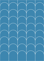 Vector of a blue scales, pattern, texture, background.