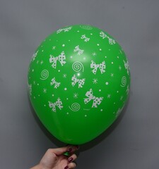 Latex balloons with drawings