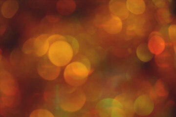 Fototapeta premium Lights bokeh as abstract Christmas background.