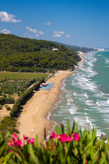 Baia Calenella beach, Vico del Gargano, Foggia, Italy