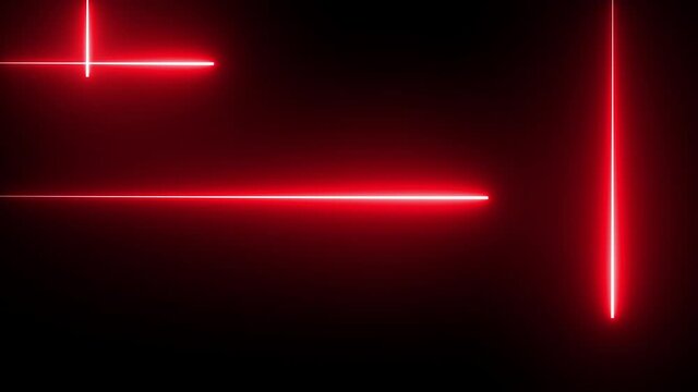 seamless animation of moving neon lights
