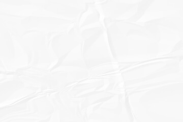 crumpled white paper background close up
