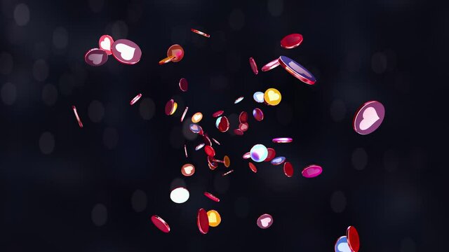 Modern dynamic animation of Love it in social media in 4K