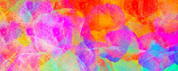 Banner colorato astratto rosso  rosa