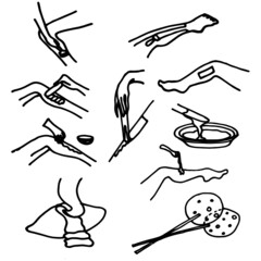 sphere of beauty, beauty studio, shugaring, depilation, epilation, sugar depilation, wax depilation, depilation of shaving machines, illustrator vector graphics, flyer for a beauty salon, a picture on