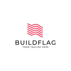 Build flag logo design