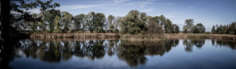landscape at the lake - big panorama