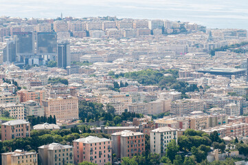 The city of Genova, Liguria, Italy.