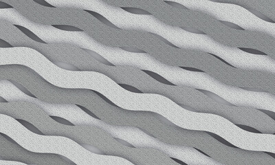 Gray and white seamless pattern  texture with waves for wallpaper and  background