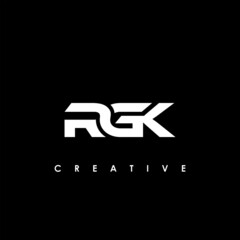 RGK Letter Initial Logo Design Template Vector Illustration