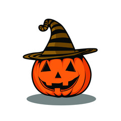 illustration of pumpkin helloween