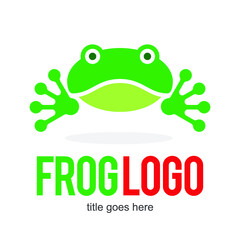 Frog logo icon symbol design template