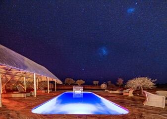 Nacht in der Kalahari