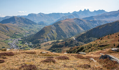 Aiguilles d'arves depuis le col de la Croix de Fer