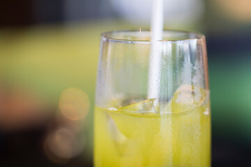 Glass of Japanese Green Tea