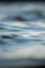 Light reflection in the rippled water surface