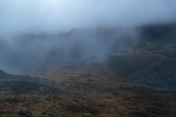 Parc national de Snowdonia au Pays de Galles en Angleterre en hiver