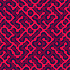 Obraz premium Abstract Geometric Pattern generative computational art illustration