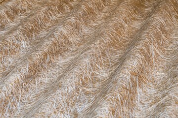 old fiberglass corrugated roofing