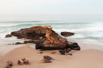 SUNSET IN GALICIAN COAST