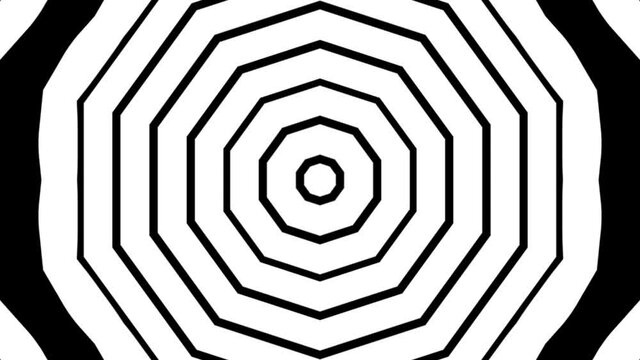 Funnel effect from the center of the frame.