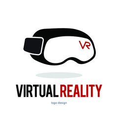 Virtual Reality icon symbol design template logo