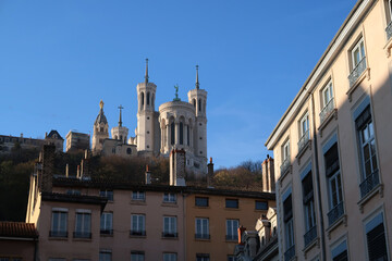 Lyon, Fourvière depuis Saint Jean