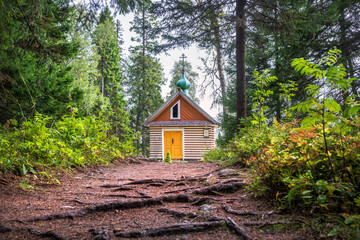 Chapel of Alexander Nevsky in the Botanical Garden on the Solovetsky Islands
