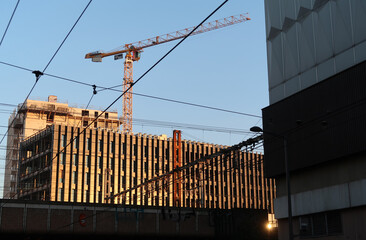 Nouveau quartier en construction