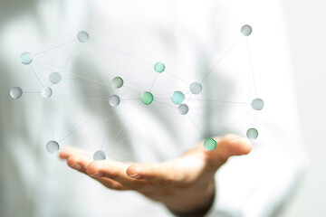 organization chart team concept networking