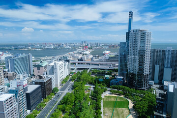Obraz premium 神戸市役所からの景色