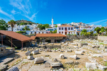 Ruin of Mausoleum is the tomb of Carian Satrap Mausolos in Bodrum Town