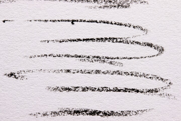 Fototapeta premium close-up black and white background hand painting