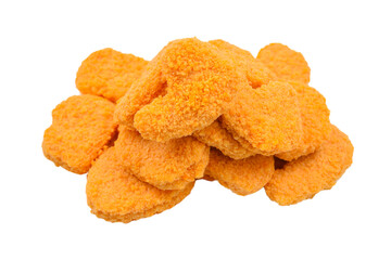 Nuggets isolated on a white background.